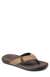 Reef Cushion Phantom 2.0 Flip Flop In Brown/ Tan