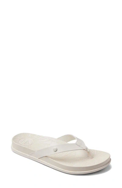 Reef Cushion Porto Cruz Flip Flop In Whisper White