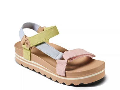 Reef Cushion Rem Hi Platform Sandal In Multi