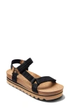 Reef Cushion Rem Hi Water Sandal In Black/tan