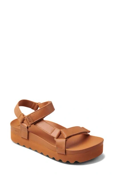 Reef Cushion Rem Hi Water Sandal In Cognac