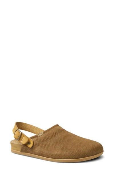 Reef Cushion Sage Platform Clog In Coffee