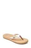 Reef Cushion Sands Womens Slip On Casual Flip-flops In Cloud