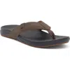 Reef Cushion Spring 2.0 Flip Flop In Brown/black