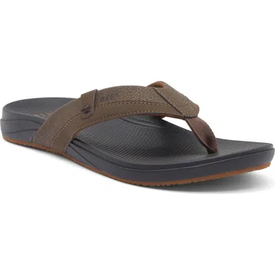Reef Cushion Spring 2.0 Flip Flop In Brown/black