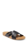 Reef Women's Cushion Spring Bloom Double Strap Sandal In Black,tan