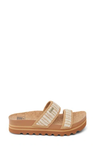 Reef Cushion Vista Hi Platform Slide Sandal