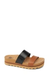 Reef Cushion Vista Hi Slide Sandal In Brown
