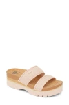 Reef Cushion Vista Higher Platform Slide Sandal In Cameo Rose