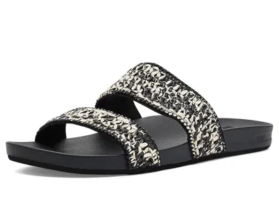 Reef Cushion Vista Women's Sandals Black/white Braid: 7.5 B - Medium