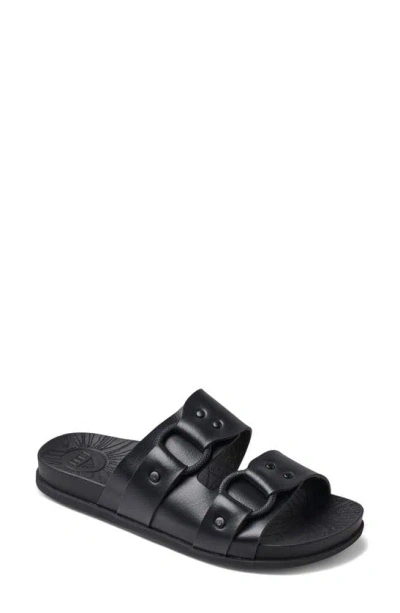 Reef Cushioned Vera Cruz Slide Sandal In Black