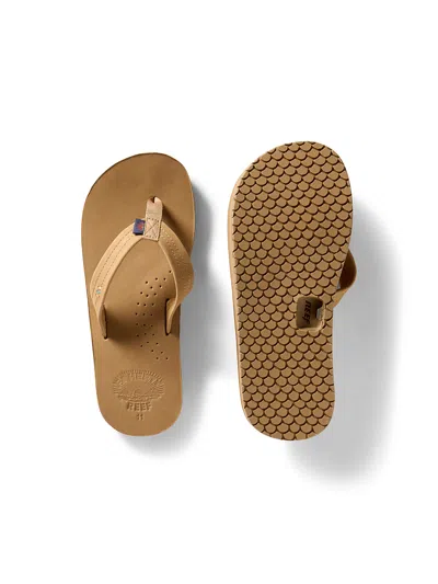 Reef Faherty X Draftsmen Flip Flop Shoes In Bronze | ModeSens