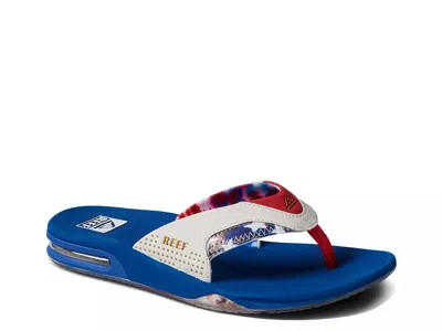 Reef Fanning America Flip Flop In Blue