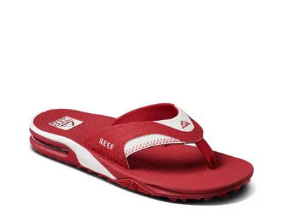 Reef Fanning Pregame Flip Flop In Red