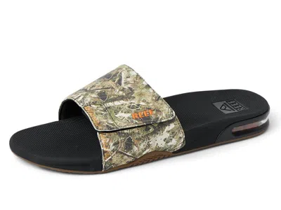Reef Fanning Slide Men's Shoes Tree Camo: 10 D - Medium In Green