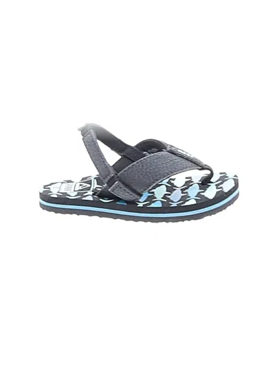 Pre-owned Reef Kids' Flip Flops In Black