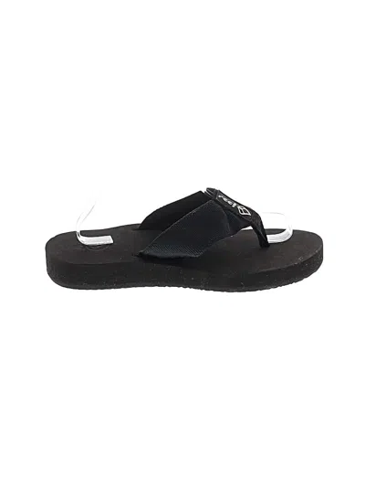 Pre-owned Reef Flip Flops In Black