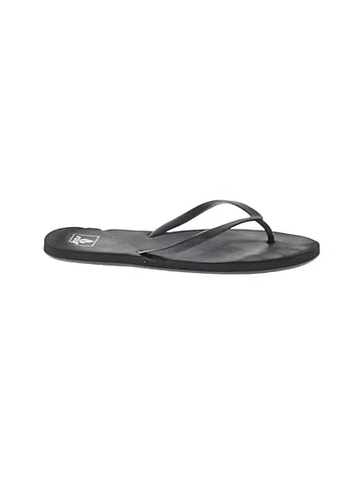 Pre-owned Reef Flip Flops In Black