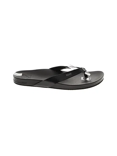 Pre-owned Reef Flip Flops In Black