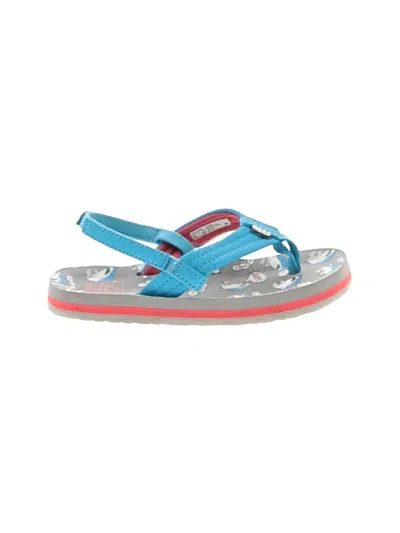 Pre-owned Reef Kids' Flip Flops In Blue