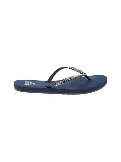 Pre-owned Reef Flip Flops In Blue