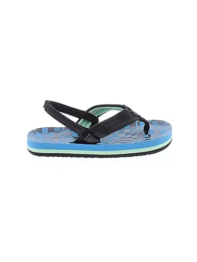 Pre-owned Reef Kids' Flip Flops In Blue