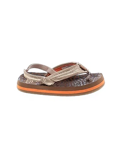 Pre-owned Reef Kids' Flip Flops In Brown