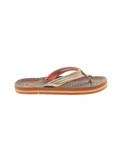Pre-owned Reef Kids' Flip Flops In Brown