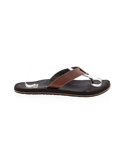 Pre-owned Reef Flip Flops In Brown