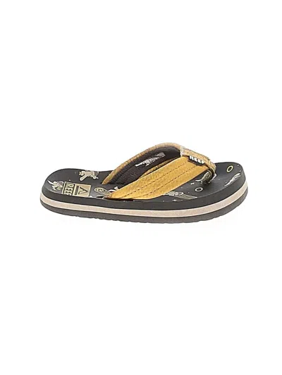 Pre-owned Reef Kids' Flip Flops In Orange
