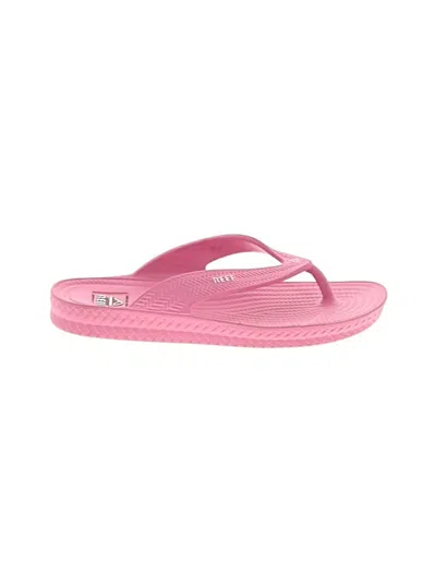 Pre-owned Reef Flip Flops In Pink