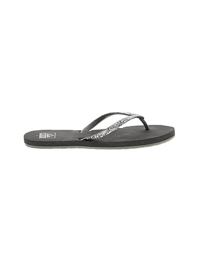 Pre-owned Reef Flip Flops In Silver