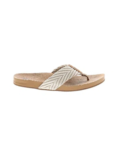 Pre-owned Reef Flip Flops In Tan