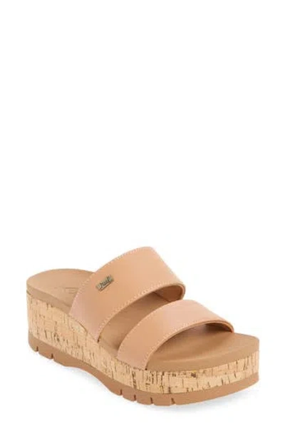 Reef Horizon 2.5 Luca Platform Slide Sandal In Brown