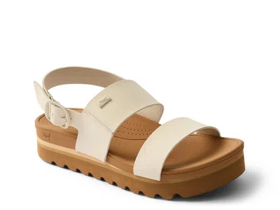 Reef Horizon Hi Buckle Platform Sandal In Neutral