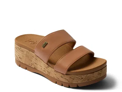 Reef Horizon Luca Wedge Sandal In Brown
