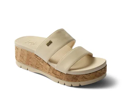Reef Horizon Luca Wedge Sandal In White