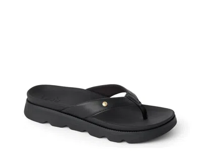 Reef Horizon Luxe Platform Sandal In Black