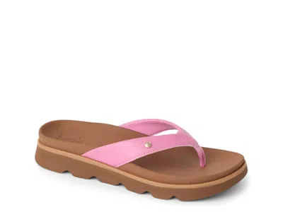 Reef Horizon Luxe Platform Sandal In Pink