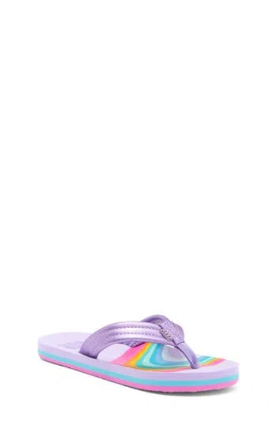 Reef Kids' Ahi Flip Flop In Candyland