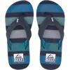 Reef Kids' Ahi Flip Flop In Deep Sea Stripes
