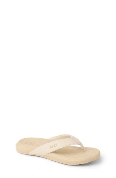 Reef Kids' Cushion Harmony Flip Flop In Neutral