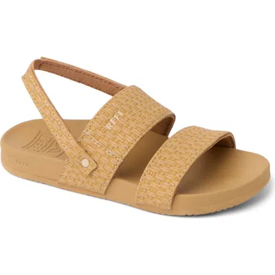 Reef Kids' Little Cushion Vista Slingback Sandal In Brown