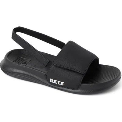 Reef Kids' Little Salty Slingback Sandal In Black