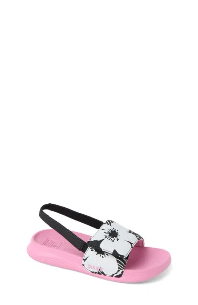 Reef Kids' Little Salty Slingback Sandal In Pink
