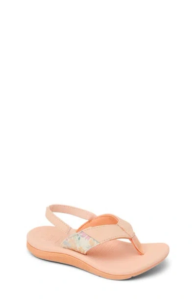 Reef Kids' Little Santa Ana Sandal In Orange