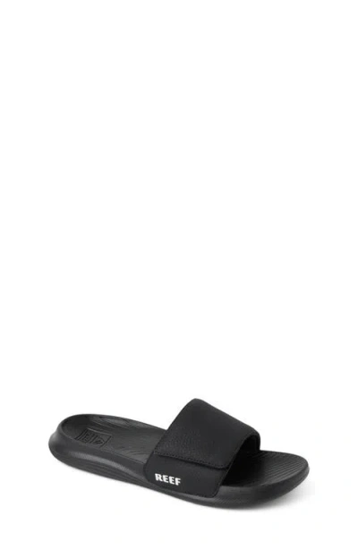Reef Kids' Salty Slide Sandal In Black