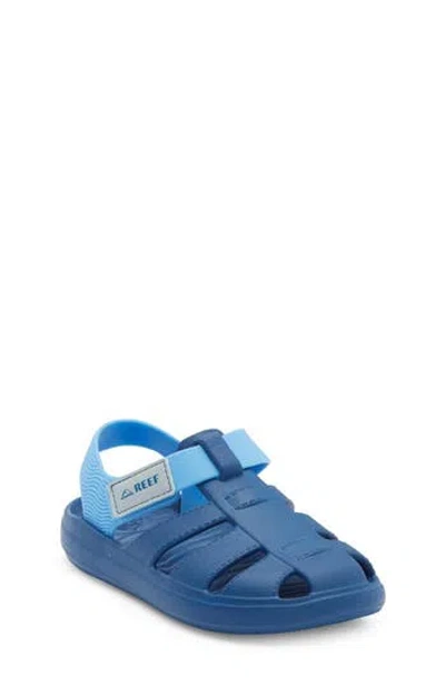 Reef Kids' Totally Beachin Fisherman Sandal In Blue