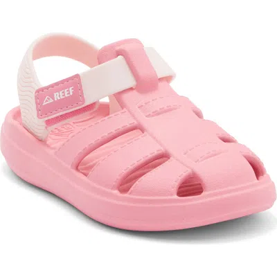 Reef Kids' Totally Beachin Fisherman Sandal In Pink