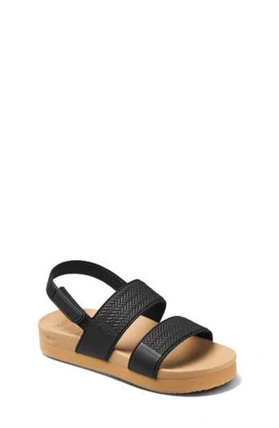 Reef Kids' Water Vista Slingback Sandal In Black